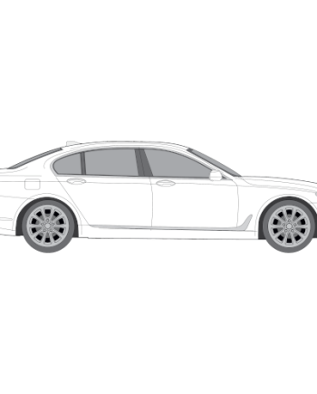 BMW 7-Sarja Long muotoonleikatut tummennuskalvot