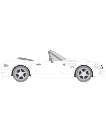 BMW Z3 Roadster tummennuskalvot