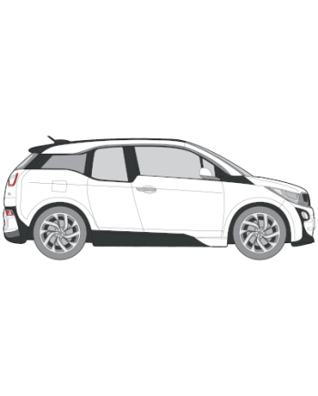 BMW i3 tummennuskalvot
