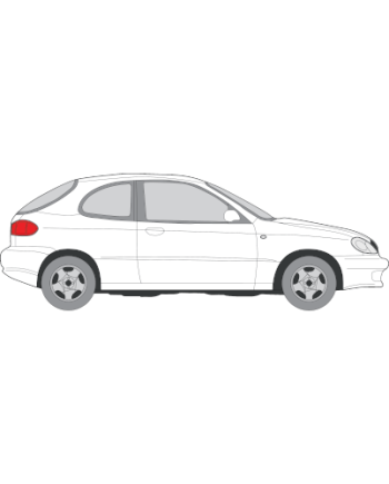Daewoo Lanos tummennuskalvot