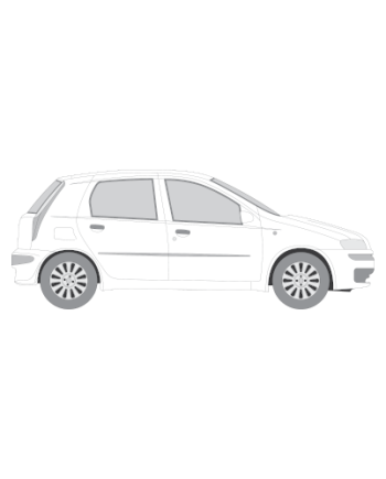 Fiat Punto muotoonleikatut