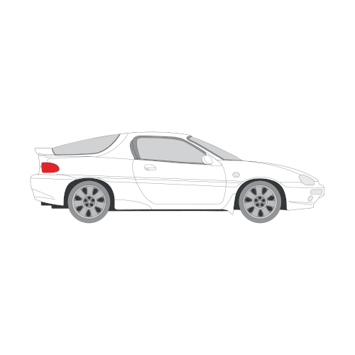 Muotoonleikatut tummennuskalvot Mazda MX-3 - Tummennuskalvot.fi
